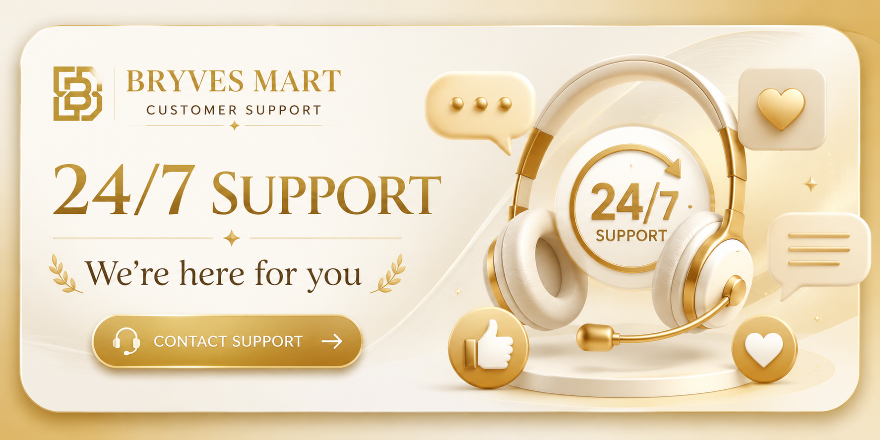 24/7 Support – We're here for you